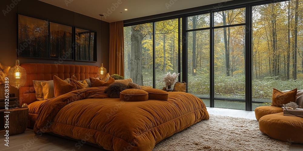 living room with bed living room with bed