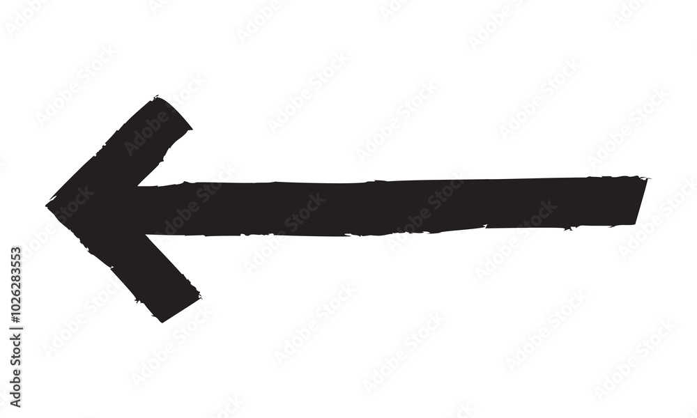 Hand drawn vector arrow isolated on white background. brush stroke pointer line, direction graphic design element in sketch style. bold pointer icon in grunge texture. vector illustration. EPS 10/AI Hand drawn vector arrow isolated on white background. brush stroke pointer line, direction graphic design element in sketch style. bold pointer icon in grunge texture. vector illustration. EPS 10/AI