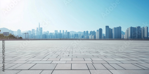 Minimalist Modern Architecture Perfect for Car and Product Ads, Featuring a Spacious, Clean Background Ideal for Displaying Vehicles with Modern Urban Charm, Ideal for Automotive Marketing