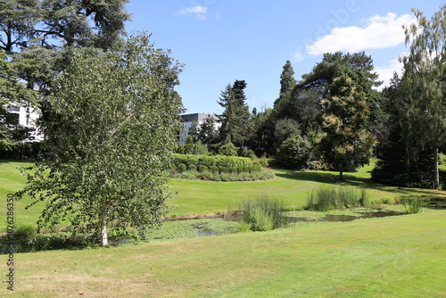 Obraz na płótnie Le jardin des plantes, parc public, ville de Nantes, département de la Loire Atlantique, France w salonie
