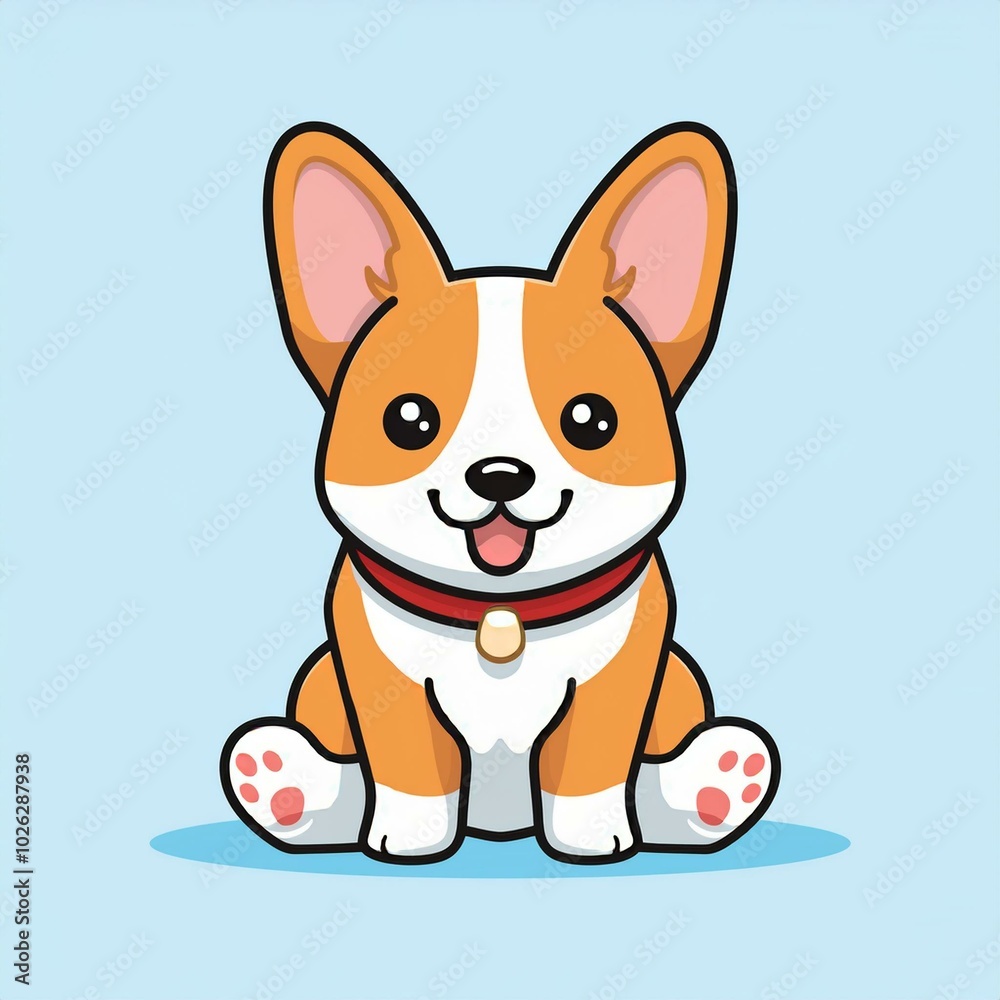 Cute corgi puppy Cartoon Vector Cute corgi puppy Cartoon Vector