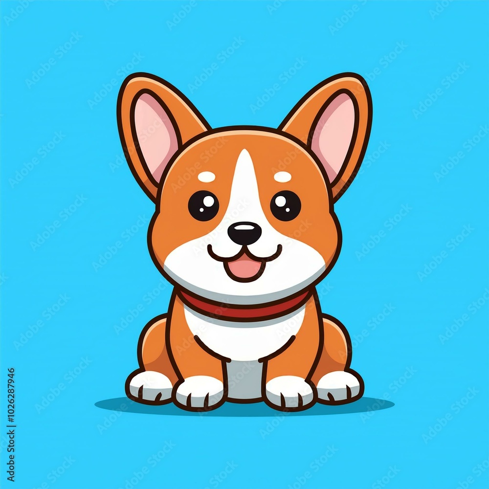 Cute corgi puppy Cartoon Vector Cute corgi puppy Cartoon Vector