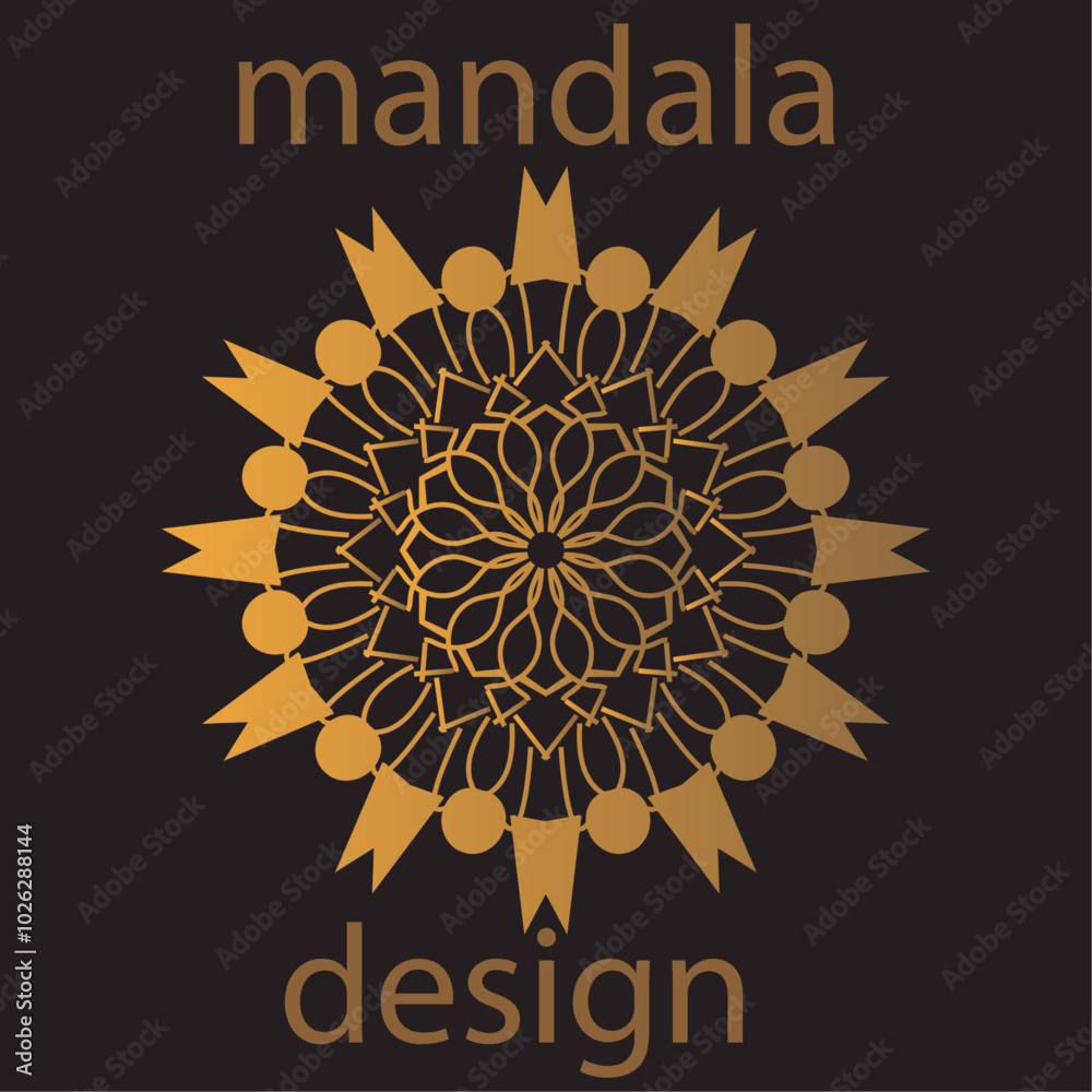 Fototapeta premium luxury mandala design