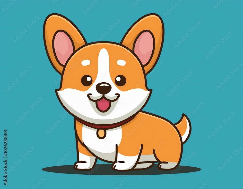 Cute corgi puppy Cartoon Vector Cute corgi puppy Cartoon Vector