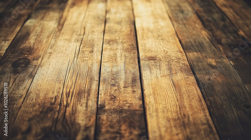 A wooden floor with a grainy texture