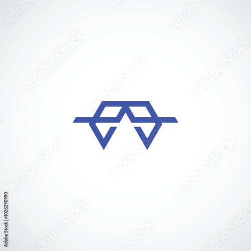 Creative blue gem vector design