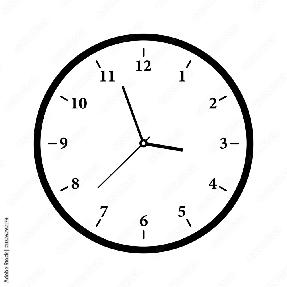 clock icon white, clock icon vector Classic design wall clock. Analog clock. Vector clock icon white, clock icon vector Classic design wall clock. Analog clock. Vector