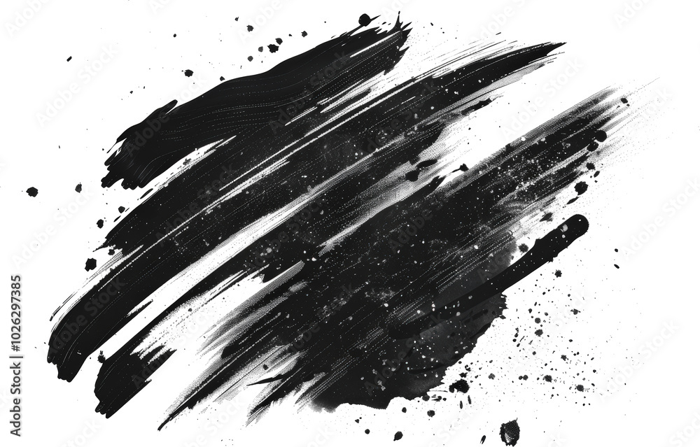 Ink stain isolated on transparent background. PNG Ink stain isolated on transparent background. PNG