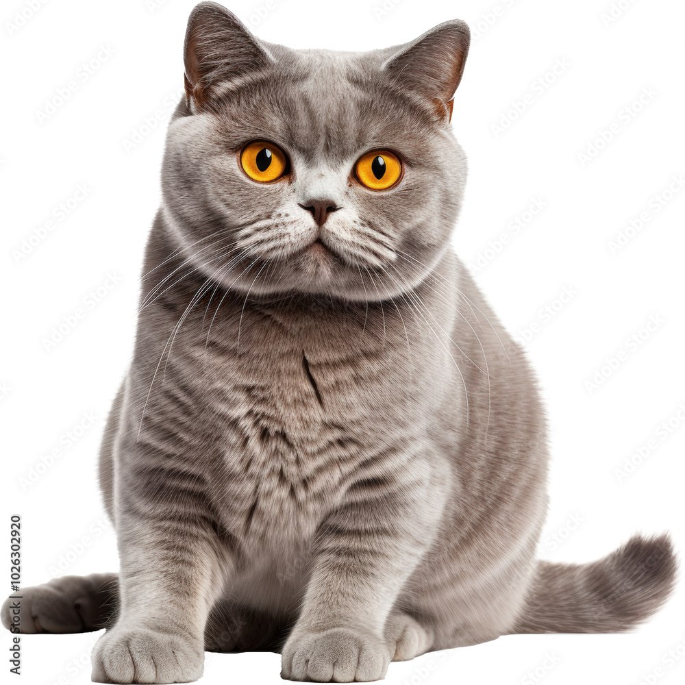 Cute gray cat with big eyes Cute gray cat with big eyes