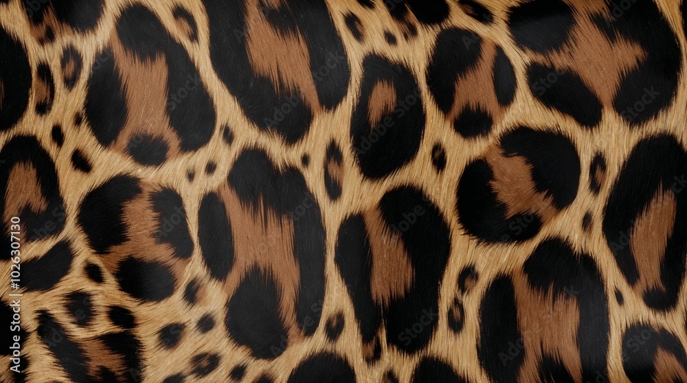 background - close-up of a leopard print pattern with irregular black spots on a golden brown background. The texture appears soft and slightly glossy, reminiscent of animal fur. background - close-up of a leopard print pattern with irregular black spots on a golden brown background. The texture appears soft and slightly glossy, reminiscent of animal fur.