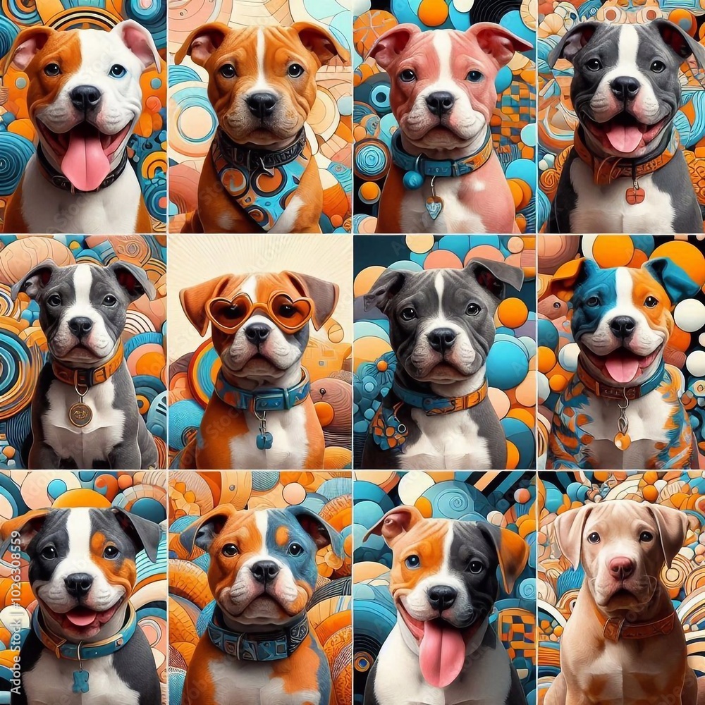 Kollage Pitbull Kollage Pitbull