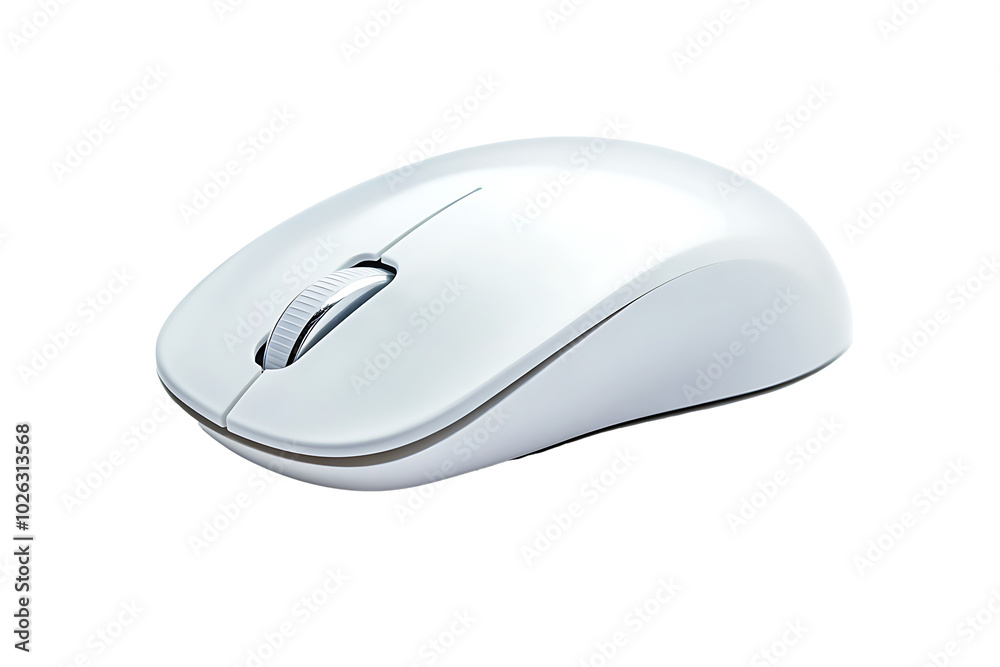 white computer mouse isolated on a transparent background white computer mouse isolated on a transparent background