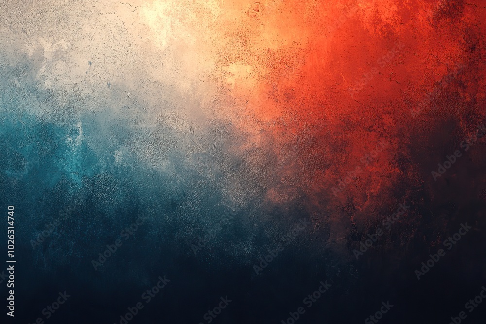Fototapeta premium Elemental Clash: Fire and Ice Abstract Texture