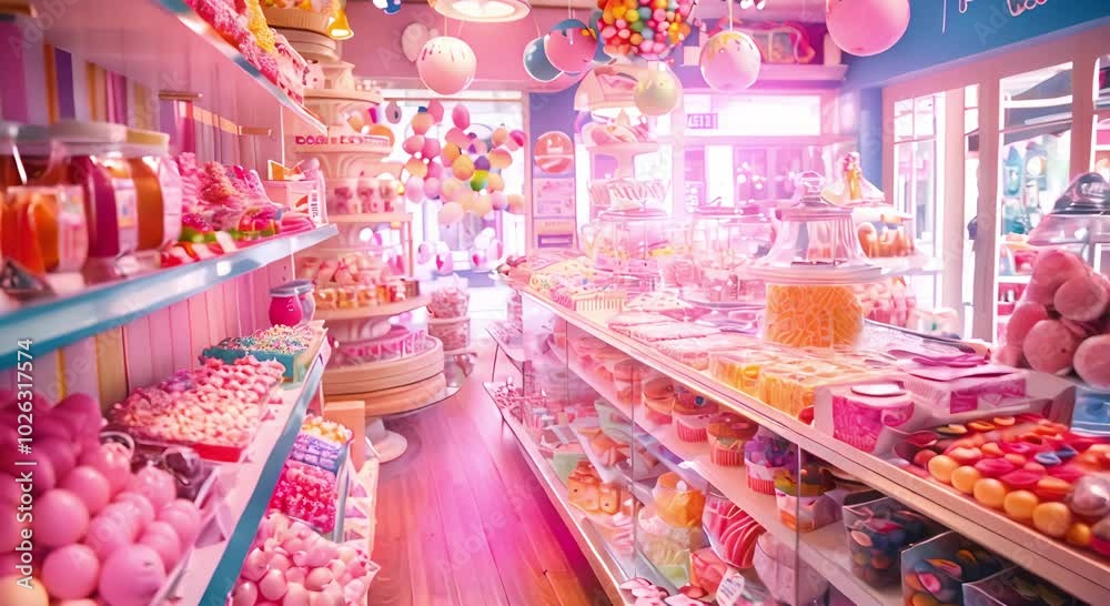 A Candy Store Filled With Colorful Treats