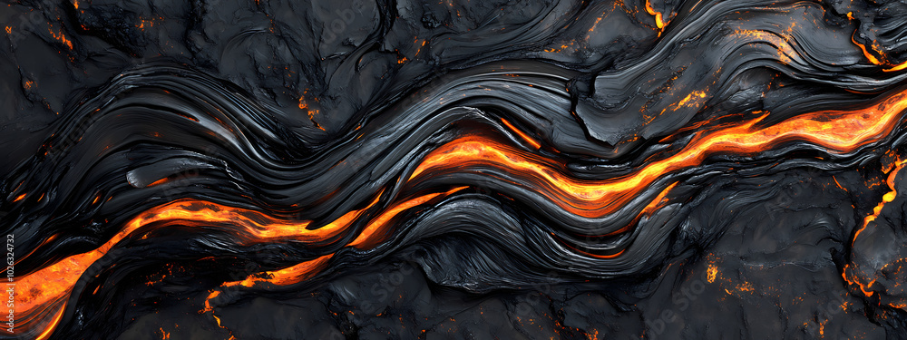 Obraz premium Lava Stream Elegance