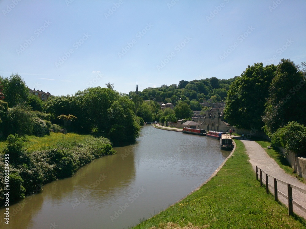 Fototapeta premium Bath town views