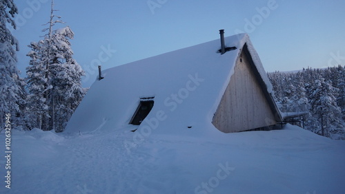 Принти на полотні Frozen views of Saariselka
