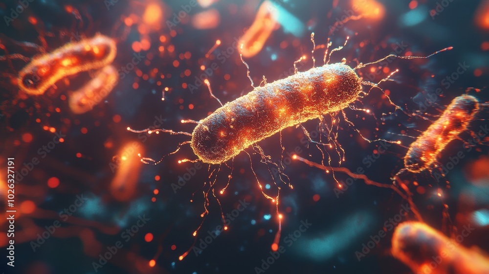 Electric Microscopic Trails of Bacteria Electric Microscopic Trails of Bacteria