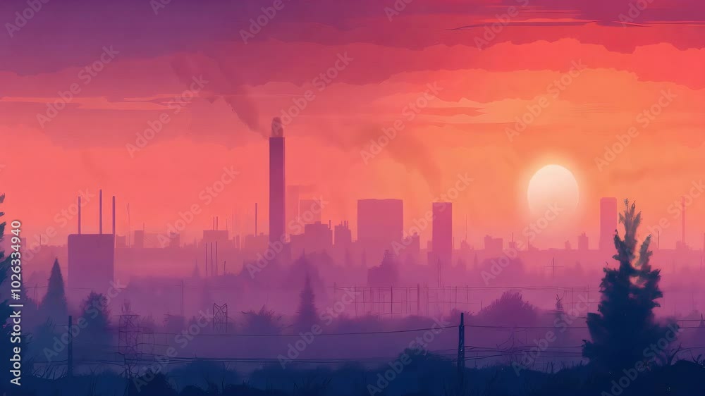 Abstract Landscape: Air Pollution Levels Across European Cities. Abstract Landscape: Air Pollution Levels Across European Cities.