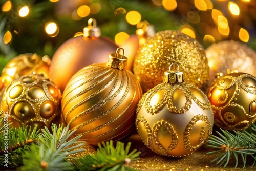 Elegant Gold Christmas Ornaments for Festive Holiday Decor in Stunning Designs to Brighten Your Home this Season