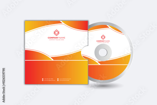 CD cover presentation design template