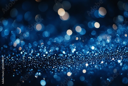 blue bokeh glitter texture christmas abstract background