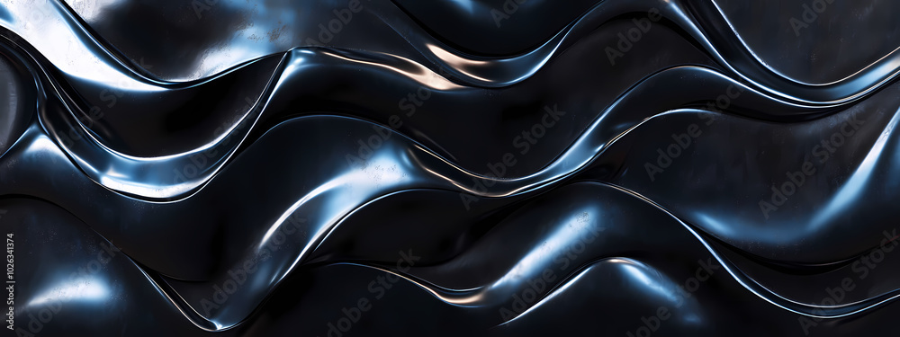 Obraz premium Liquid Metal Elegance