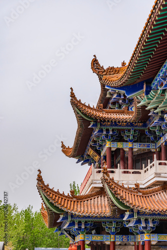 Landscape of Great Mercy Zen Temple, Shengfang town, Hebei