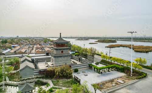 Hebei Shengfang ancient town landscape photo