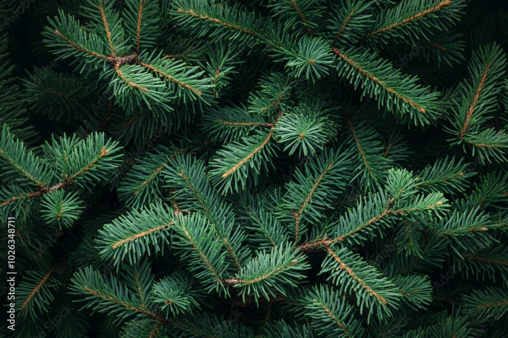 Creative layout made of Christmas tree branches. Flat lay. Nature New Year concept Creative layout made of Christmas tree branches. Flat lay. Nature New Year concept