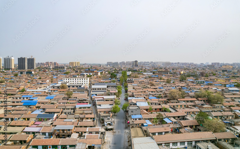 Fototapeta premium Hebei Shengfang ancient town landscape