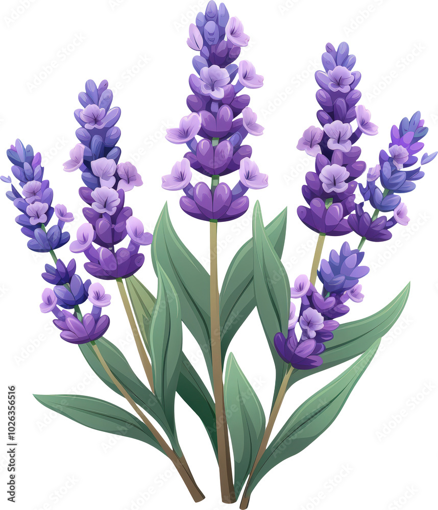 Fototapeta premium Purple Lavender Blooms