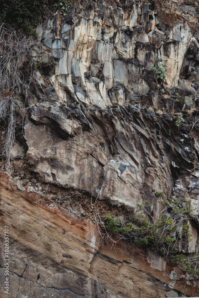 Brown and grey stone rock granite basalt texture background Brown and grey stone rock granite basalt texture background