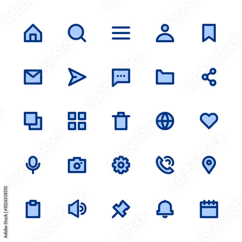 UI UX icon set. Essential UI icon set. UI icon set. Icon set. Icons.