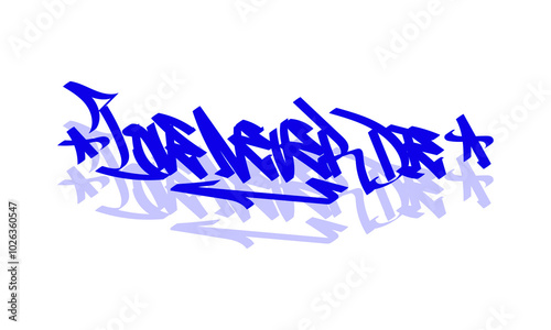 LOVE NEVER DIE graffiti tag style design