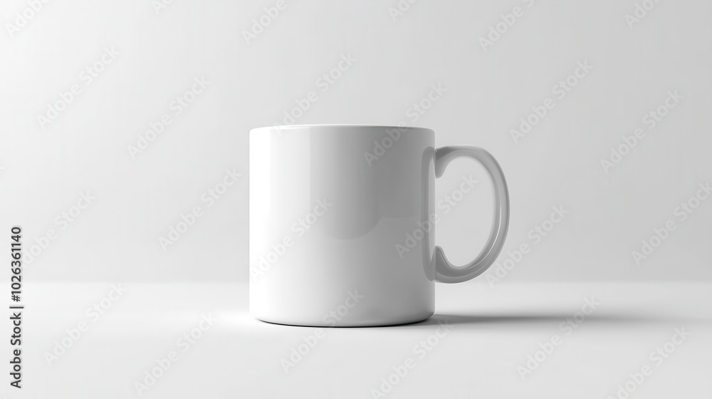 Mug mockup, front view, white screen, clean and simple, no text no logo symbol icon Mug mockup, front view, white screen, clean and simple, no text no logo symbol icon
