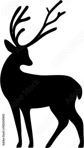 deer silhouette vector