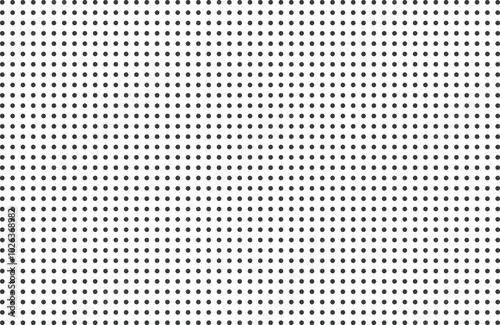 Black dot patten in white background