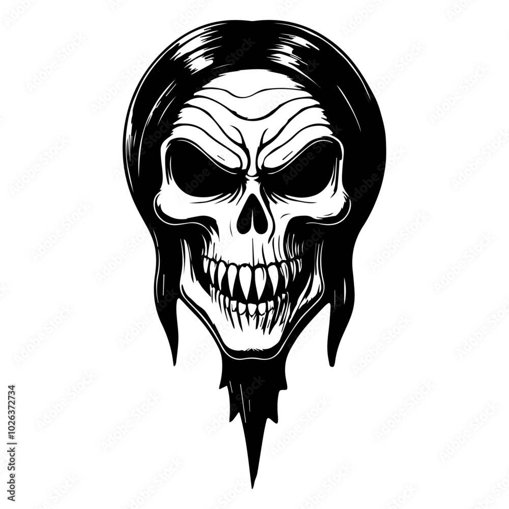 Fototapeta premium Halloween pumpkin icon.