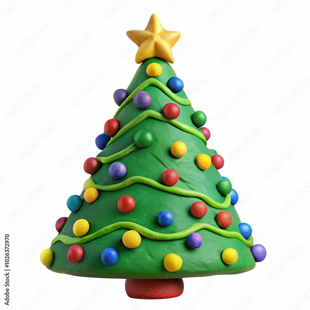 christmas tree on white christmas tree on white