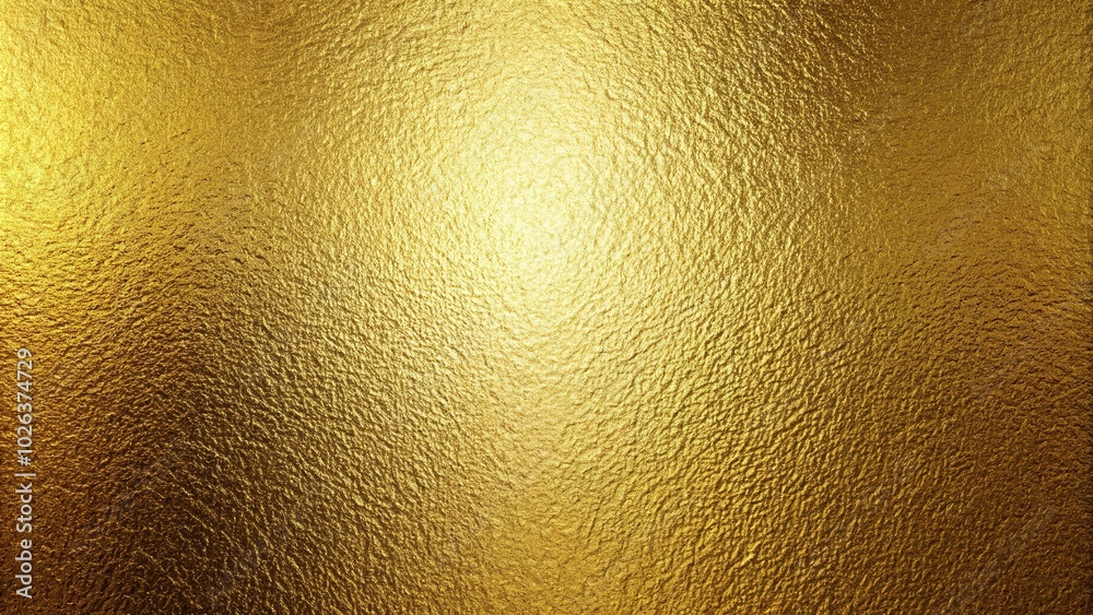 Shiny golden background with metallic texture