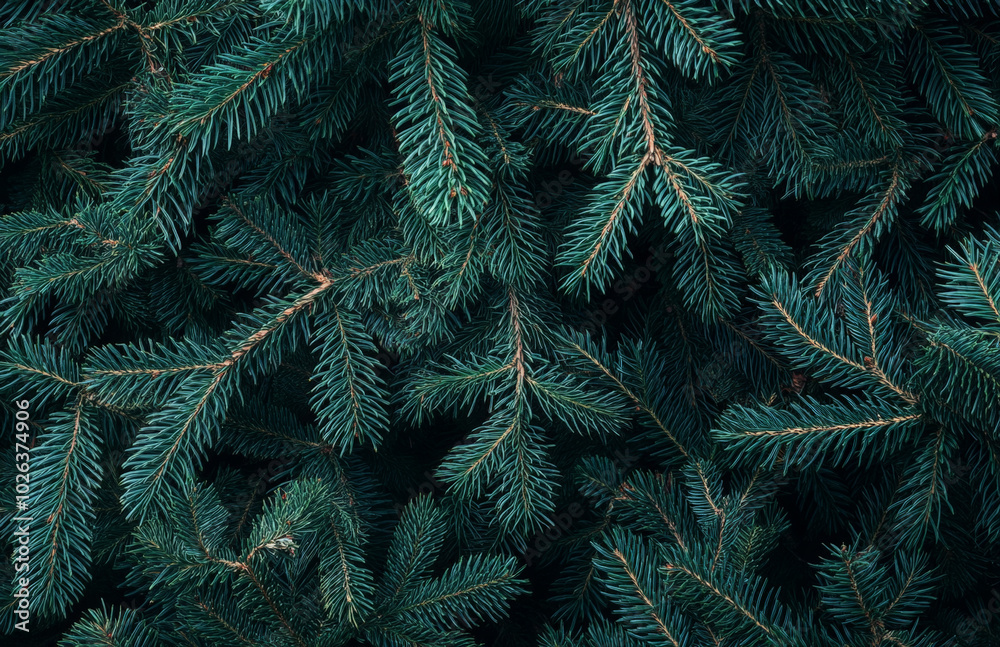 Abstract green background of Christmas fir tree branches, festive New Year pattern Abstract green background of Christmas fir tree branches, festive New Year pattern