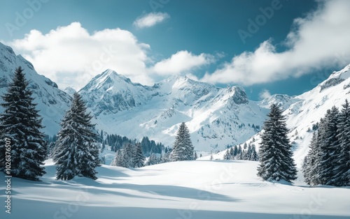 winter mountains 