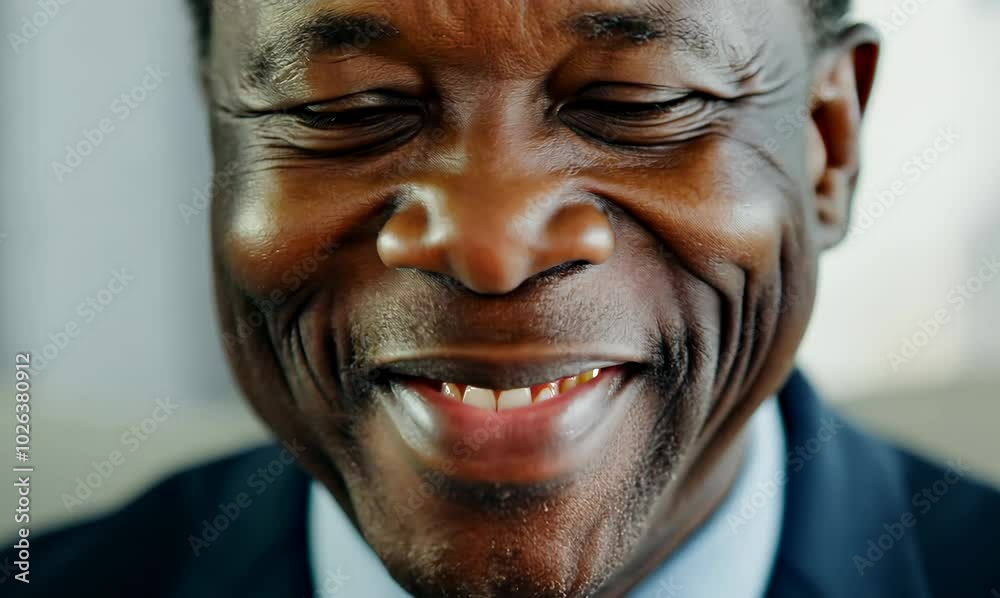 Senior African American Businessman Smiling Portrait Senior African American Businessman Smiling Portrait