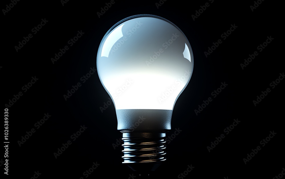 Advanced fluorescent LED lightbulb with a focus on energy efficiency, symbolizing the future of electric power technology and sustainable lighting options Advanced fluorescent LED lightbulb with a focus on energy efficiency, symbolizing the future of electric power technology and sustainable lighting options