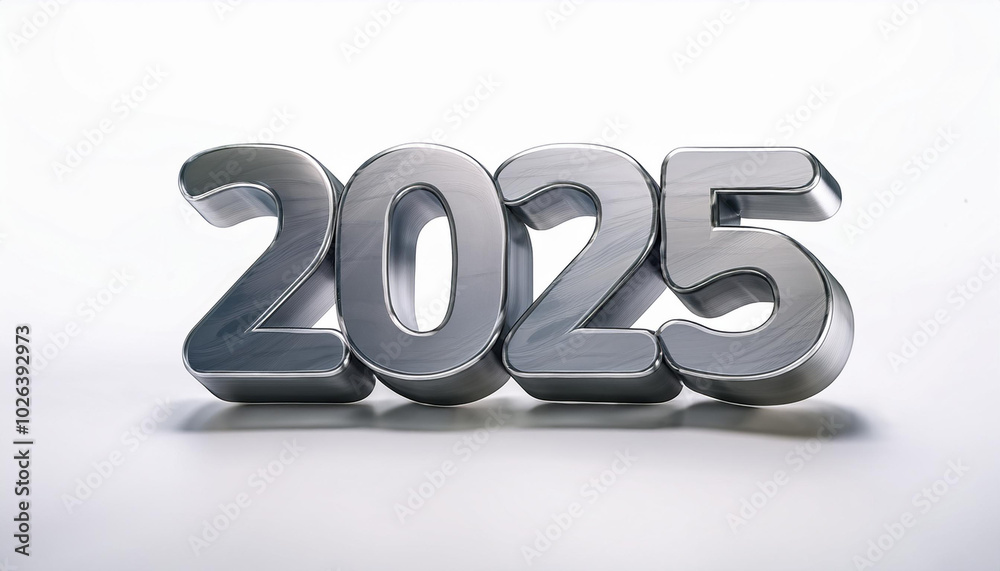 Shining numeric sculpture of the year 2025 Shining numeric sculpture of the year 2025