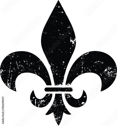 Flor de lis symbol vector illustration icon. Flor de lis symbol vector illustration icon. Fleur de Lys Symbol Icon. photo