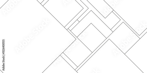Geometric pattern of abstract line civil engineering design background, business and technology concept diamond triangle geometric line background, Design random lines black stripes.