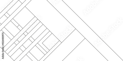 Geometric pattern of abstract line civil engineering design background, business and technology concept diamond triangle geometric line background, Design random lines black stripes.