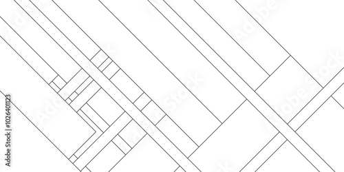 Geometric pattern of abstract line civil engineering design background, business and technology concept diamond triangle geometric line background, Design random lines black stripes.